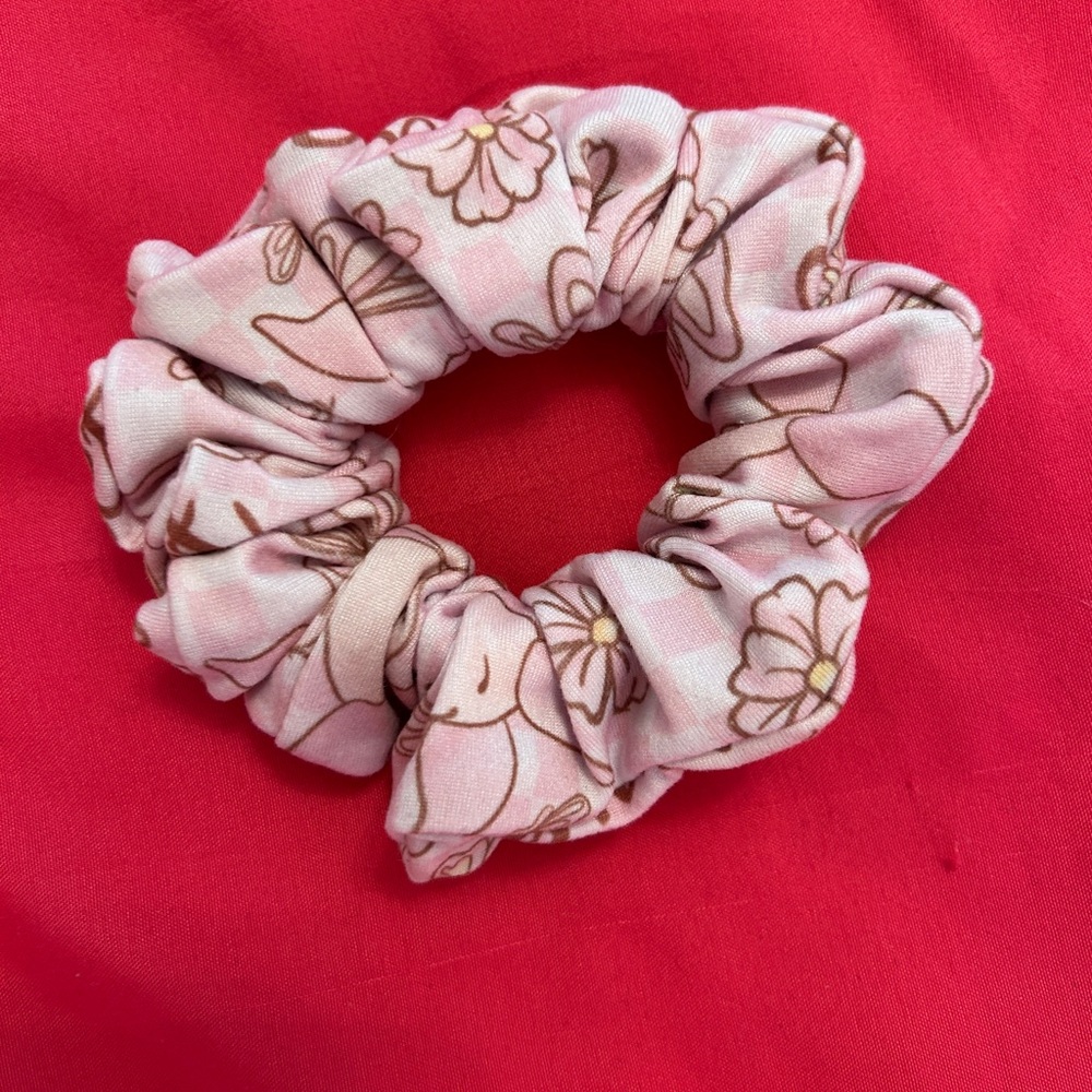 Piglet Pink Scrunchie